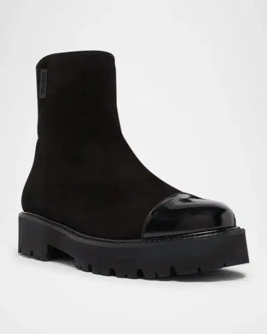 CAREL Chouchou Suede and Leather Ankle Boots | Thumbnail 2 CAREL Chouchou Suede and Leather Ankle Boots | Thumbnail 2