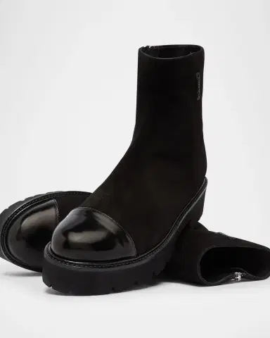 CAREL Chouchou Suede and Leather Ankle Boots | Thumbnail 4 CAREL Chouchou Suede and Leather Ankle Boots | Thumbnail 4