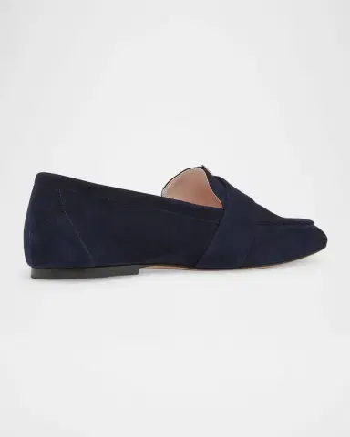 Roger Vivier Suede Metal Buckle Loafers | Thumbnail 2 Roger Vivier Suede Metal Buckle Loafers | Thumbnail 2