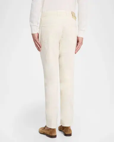 Boglioli Men's Slim Straight-Leg Cotton-Blend Five-Pocket Pants | Thumbnail 3