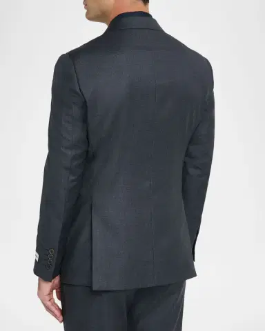 Emporio Armani Men's 130 's Wool Petite Check G Line Two-Piece Suit | Thumbnail 5 Emporio Armani Men's 130 's Wool Petite Check G Line Two-Piece Suit | Thumbnail 5