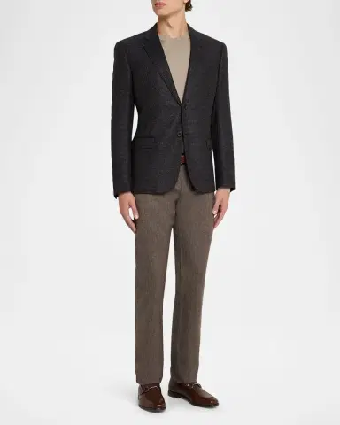 Emporio Armani Men's G Line Super 130s Pinwheel Sport Coat | Thumbnail 2