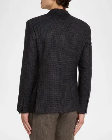 Emporio Armani Men's G Line Super 130s Pinwheel Sport Coat | Thumbnail 3