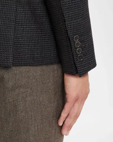 Emporio Armani Men's G Line Super 130s Pinwheel Sport Coat | Thumbnail 8