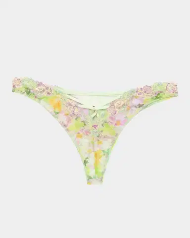 Lise Charmel L 'Amour Au Soleil Floral-Embroidered Tulle G-STring | Thumbnail 2