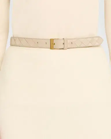 Bottega Veneta Intrecciato Suede Belt | Thumbnail 2