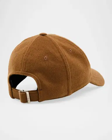 Saint Laurent Cashmere Embroidered Baseball Cap | Thumbnail 2