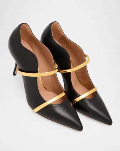 Malone Souliers Maureen Nappa Leather Double-Strap Pumps | Thumbnail 5 Malone Souliers Maureen Nappa Leather Double-Strap Pumps | Thumbnail 5