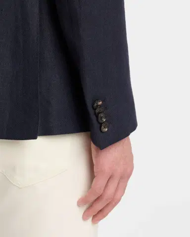 Loro Piana Men's Torino Linen Single-Breasted Sport Coat | Thumbnail 8
