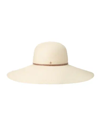 Maison Michel Blanche Brisa Capeline Hat | Thumbnail 1 Maison Michel Blanche Brisa Capeline Hat | Thumbnail 1