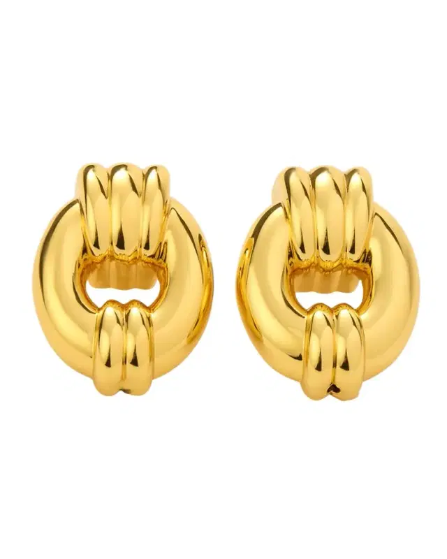Nara 24K Gold-Plated Knot Earrings