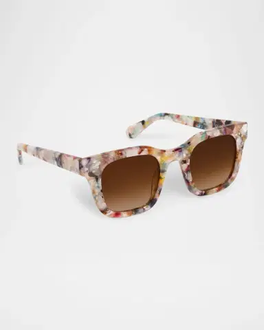 KREWE Celeste Acetate Square Sunglasses | Thumbnail 2 KREWE Celeste Acetate Square Sunglasses | Thumbnail 2