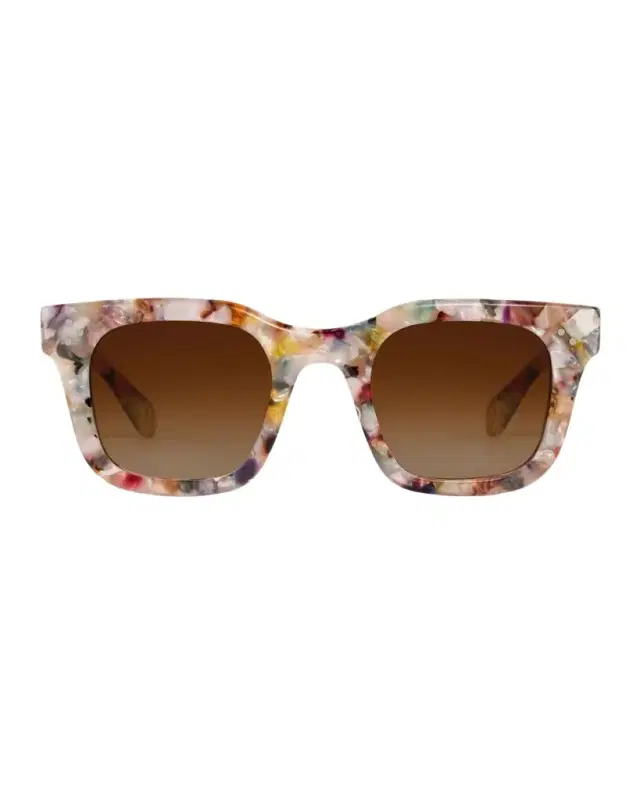 Celeste Acetate Square Sunglasses