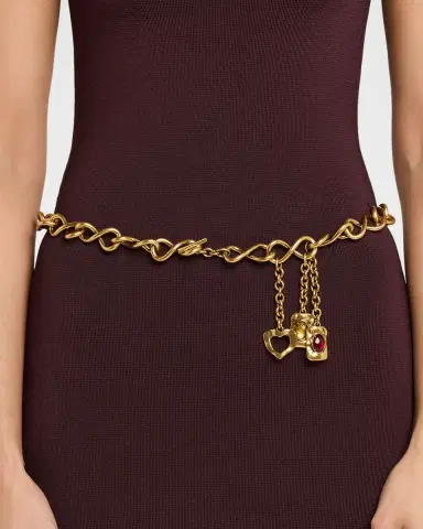 Saint Laurent Charm Chain Metal | Thumbnail 2