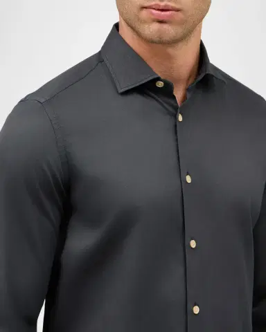 Boglioli Men's Cotton and Lyocell Slim-Fit Sport Shirt | Thumbnail 4