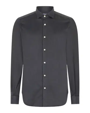 Boglioli Men's Cotton and Lyocell Slim-Fit Sport Shirt | Thumbnail 1