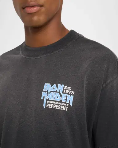 Represent x Iron Maiden Men's Anniversary Graphic T-Shirt | Thumbnail 5