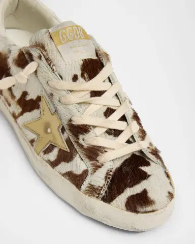 Golden Goose Super-Star Cow Horsy Low-Top Sneakers | Thumbnail 5 Golden Goose Super-Star Cow Horsy Low-Top Sneakers | Thumbnail 5