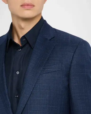Emporio Armani Men's G Line Melange Notch Lapel Sport Coat | Thumbnail 5