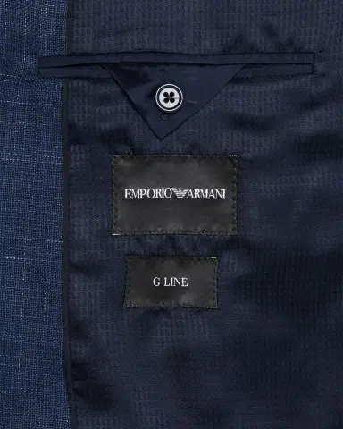 Emporio Armani Men's G Line Melange Notch Lapel Sport Coat | Thumbnail 6