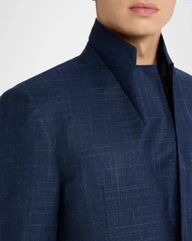Emporio Armani Men's G Line Melange Notch Lapel Sport Coat | Thumbnail 7