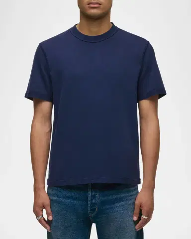 Hudson Men's Heavyweight Cotton Crewneck T-Shirt | Thumbnail 4