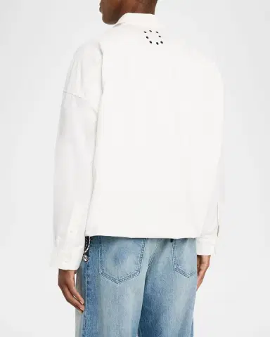EZR Men's Cotton Pocket Button-Down Shirt | Thumbnail 3