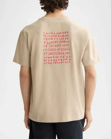 Scotch & Soda Men's Relaxed-Fit Artwork Graphic T-Shirt | Thumbnail 3