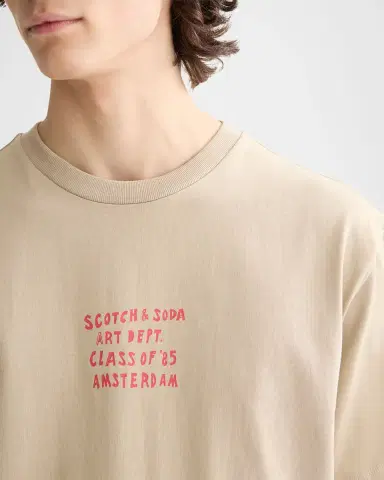 Scotch & Soda Men's Relaxed-Fit Artwork Graphic T-Shirt | Thumbnail 5