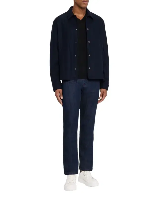 Men's Snap-Front Blouson Jacket