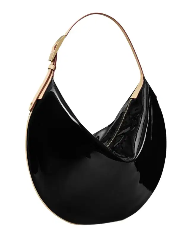 Tory Burch Patent Balloon Bag