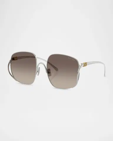 Miu Miu MU A57S Metal Square Sunglasses | Thumbnail 3 Miu Miu MU A57S Metal Square Sunglasses | Thumbnail 3