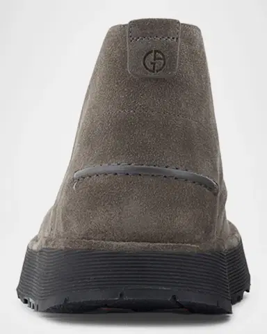 Giorgio Armani Men's Suede Chukka Boots | Thumbnail 3 Giorgio Armani Men's Suede Chukka Boots | Thumbnail 3