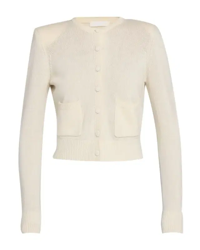 Sablyn Emilia Shoulder-Pad Cashmere Cardigan