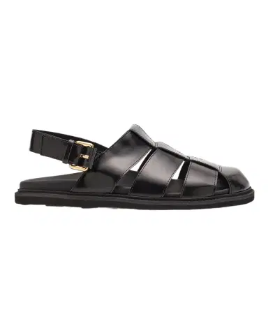 MOSCHINO Men's Leather Fisherman Sandals | Thumbnail 1 MOSCHINO Men's Leather Fisherman Sandals | Thumbnail 1