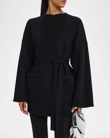 Sablyn Coline Belted Patch Pocket Cardigan | Thumbnail 4 Sablyn Coline Belted Patch Pocket Cardigan | Thumbnail 4