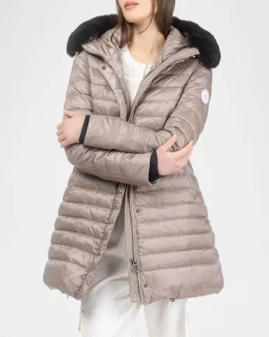 Gorski Down Apres-Ski Jacket with Detachable Toscana Lamb Hood Trim | Thumbnail 12 Gorski Down Apres-Ski Jacket with Detachable Toscana Lamb Hood Trim | Thumbnail 12