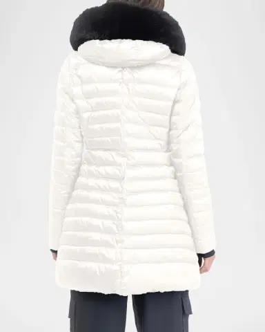 Gorski Down Apres-Ski Jacket with Detachable Toscana Lamb Hood Trim | Thumbnail 6 Gorski Down Apres-Ski Jacket with Detachable Toscana Lamb Hood Trim | Thumbnail 6