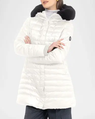 Gorski Down Apres-Ski Jacket with Detachable Toscana Lamb Hood Trim | Thumbnail 7 Gorski Down Apres-Ski Jacket with Detachable Toscana Lamb Hood Trim | Thumbnail 7