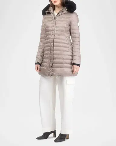 Gorski Down Apres-Ski Jacket with Detachable Toscana Lamb Hood Trim | Thumbnail 9 Gorski Down Apres-Ski Jacket with Detachable Toscana Lamb Hood Trim | Thumbnail 9