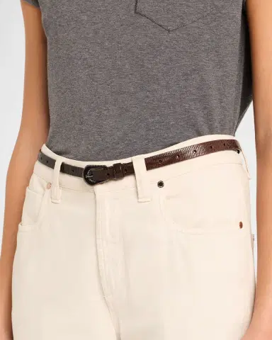 Brunello Cucinelli Carved Leather Belt | Thumbnail 2