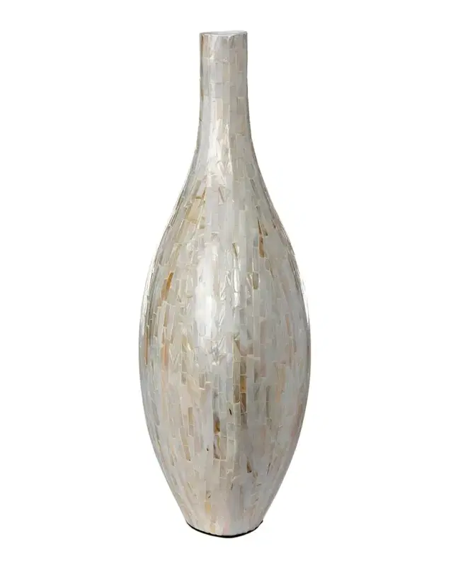 Capraia Coast Mother-of-Pearl Mosaic Vessel, 24"