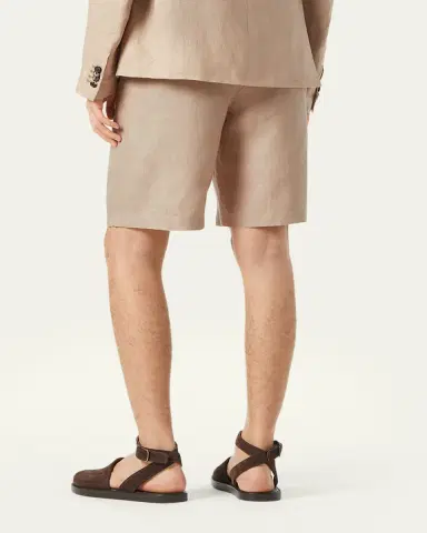 Loro Piana Men's Nolan Stretch Bermuda Shorts | Thumbnail 3