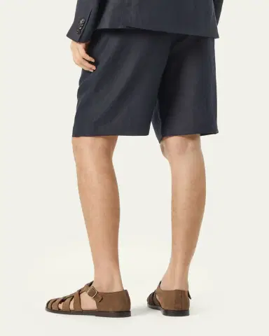 Loro Piana Men's Nolan Stretch Bermuda Shorts | Thumbnail 7
