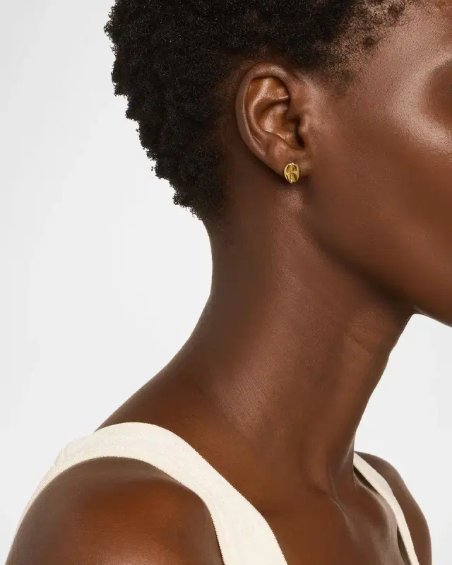 18K Le Cauri Petite Stud Earrings