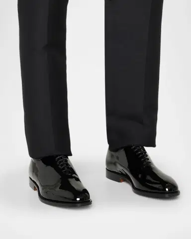 Church's Men's Oldford Wholecut Patent Leather Oxfords | Thumbnail 2 Church's Men's Oldford Wholecut Patent Leather Oxfords | Thumbnail 2