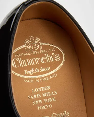 Church's Men's Oldford Wholecut Patent Leather Oxfords | Thumbnail 5 Church's Men's Oldford Wholecut Patent Leather Oxfords | Thumbnail 5