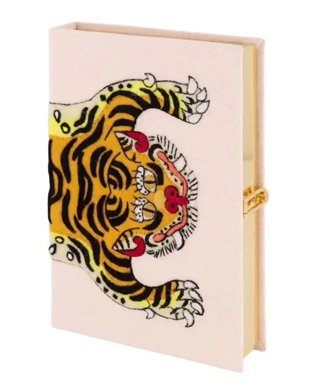 Tiger Book Clutch Bag
