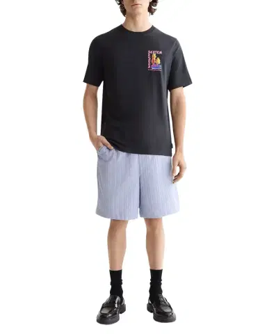 Scotch & Soda Men's Graphic Crewneck T-Shirt | Thumbnail 1