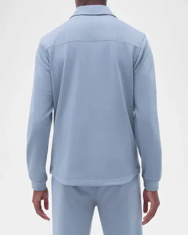 Bugatchi Men 's Soft Knit Shirt Jacket | Thumbnail 3